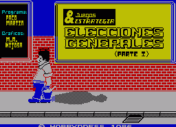 Игра Elecciones Generales (ZX Spectrum)