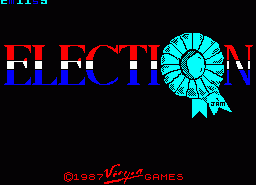 Игра Election (ZX Spectrum)