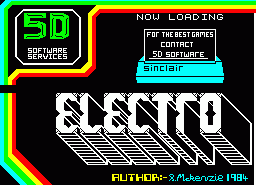 Игра Electro (ZX Spectrum)