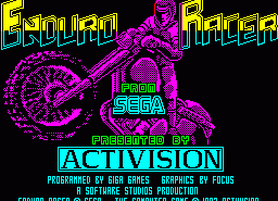 Игра Enduro Racer (ZX Spectrum)