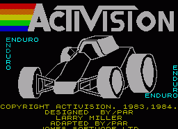 Игра Enduro (ZX Spectrum)