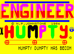 Игра Engineer Humpty (ZX Spectrum)
