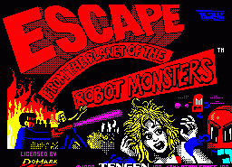 Игра Escape from the Planet of the Robot Monsters (ZX Spectrum)