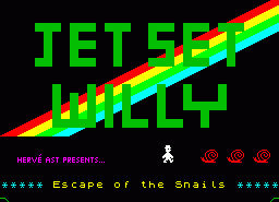 Игра Escape of the Snails (ZX Spectrum)