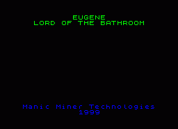 Игра Eugene - Lord of the Bathroom (ZX Spectrum)