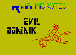 Игра Evil Domain (ZX Spectrum)