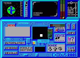 Игра Exodus 2001 (ZX Spectrum)