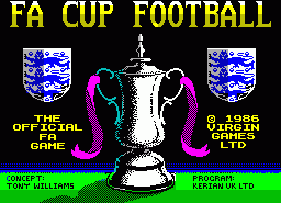 Игра F.A. Cup Football (ZX Spectrum)