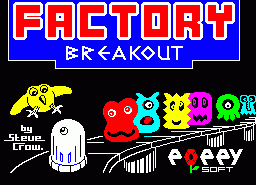 Игра Factory Breakout (ZX Spectrum)