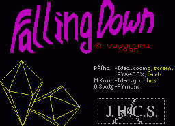 Игра Falling Down (ZX Spectrum)