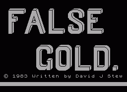 Игра False Gold (ZX Spectrum)