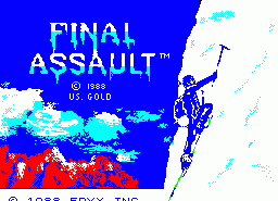 Игра Final Assault (ZX Spectrum)