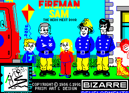 Игра Fireman Sam (ZX Spectrum)