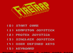 Игра FireTrap (ZX Spectrum)