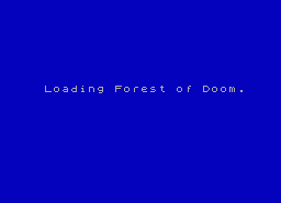Игра Forest of Doom, The (ZX Spectrum)