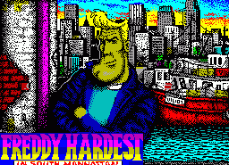 Игра Freddy Hardest en Manhattan Sur (ZX Spectrum)