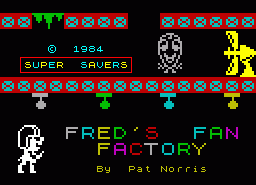 Игра Fred's Fan Factory (ZX Spectrum)