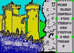Игра Free Climbing (ZX Spectrum)