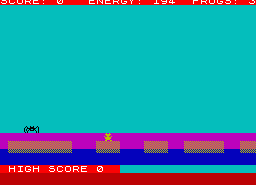 Игра Frog on a Log (ZX Spectrum)