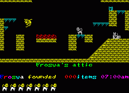 Игра Frosya the Cat (ZX Spectrum)