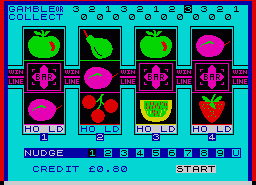 Игра Fruitmachine (ZX Spectrum)