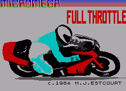 Игра Full Throttle (ZX Spectrum)