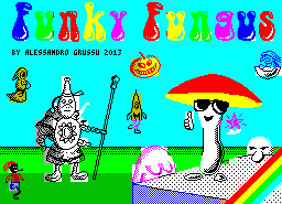 Игра Funky Fungus (ZX Spectrum)