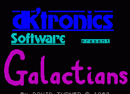 Игра Galactians (ZX Spectrum)
