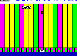Игра Galactic Attack in Stereo 3D (ZX Spectrum)