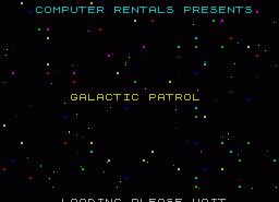 Игра Galactic Patrol (ZX Spectrum)
