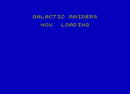 Игра Galactic Raiders (ZX Spectrum)