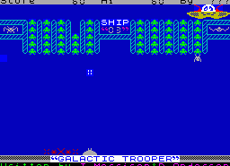Игра Galactic Trooper (ZX Spectrum)