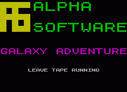 Игра Galaxy Adventure (ZX Spectrum)
