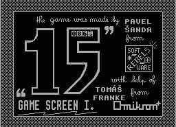 Игра Game Screen 1 (ZX Spectrum)