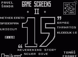 Игра Game Screen 2 (ZX Spectrum)