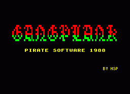 Игра Gangplank (ZX Spectrum)