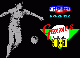 Игра Gazza's Super Soccer (ZX Spectrum)