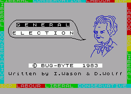 Игра General Election (ZX Spectrum)