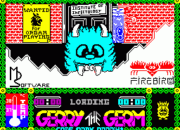 Игра Gerry the Germ (ZX Spectrum)