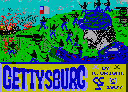 Игра Gettysburg (ZX Spectrum)