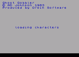Игра Ghost Gobbler (ZX Spectrum)
