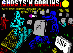 Игра Ghost 'n Goblins (ZX Spectrum)