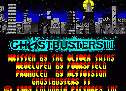 Игра Ghostbusters II (ZX Spectrum)