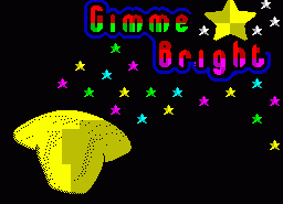Игра Gimme Bright (ZX Spectrum)