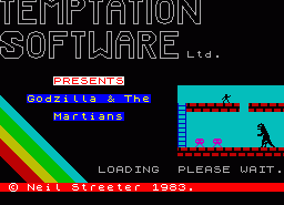 Игра Godzilla and the Martians (ZX Spectrum)