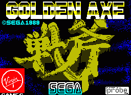 Игра Golden Axe (ZX Spectrum)