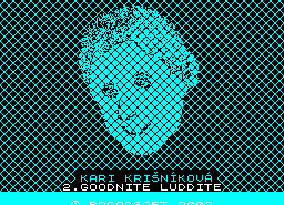 Игра Goodnite Luddite (ZX Spectrum)