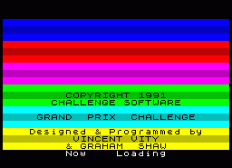 Игра Grand Prix Challenge (ZX Spectrum)