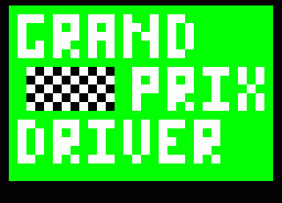 Игра Grand Prix Driver (ZX Spectrum)