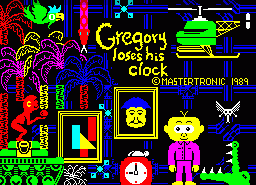 Игра Gregory Loses His Clock (ZX Spectrum)